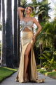 Portia and Scarlett PS25273 Dress - Gold / 00 - Prom
