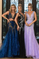 Portia and Scarlett PS25289 Dress - Hot Pink/Silver / 00 - Prom