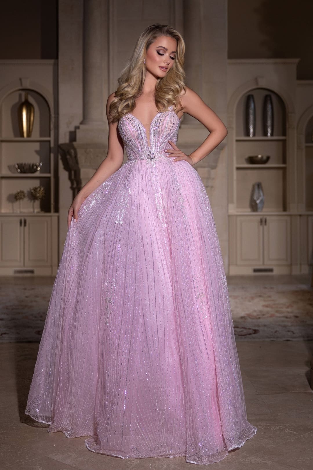 Portia and Scarlett PS25310 Dress - Light Blue / 00 - Prom