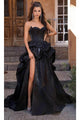 Portia and Scarlett PS25501 - long- Ballgown with Sweetheart Neckline and Corset Bodice - Black / 00 - Dress