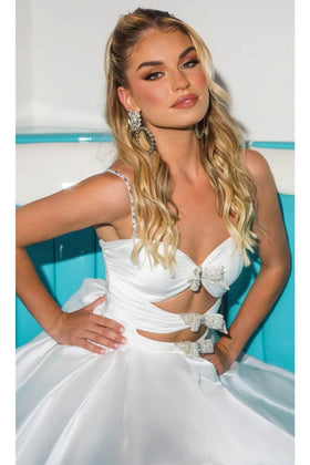 Short Wedding Dress White portia and scarlett PS25515