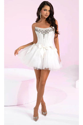 Short Wedding Dress White portia and scarlett PS25516