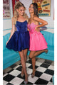 Portia and Scarlett PS25518 -short- Strapless Cocktail Dress with Bow Accent - Blue / 00 - Dress