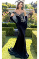 Portia and Scarlett PS25630E - Strapless Bead Embellished Prom Gown Special Occasion Dress