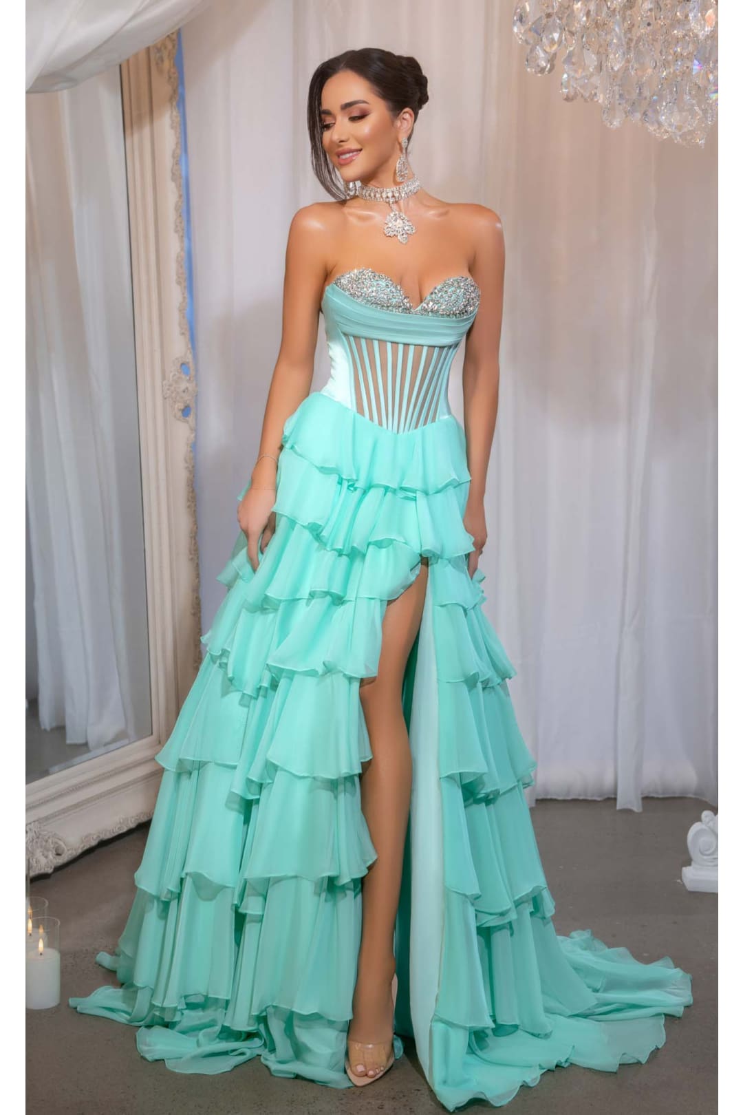 Portia and Scarlett PS25961 Dress - Mint / 00 - dress
