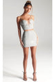 Portia and Scarlett PS329B -short- Sweetheart Cocktail Dress with Crystal Beads - Black / 00 - Dress
