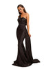 Portia and Scarlett PS6321 -long- Evening Dress with a Draped One-Shoulder Detail - Dress