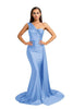 Portia and Scarlett PS6321 -long- Evening Dress with a Draped One-Shoulder Detail - Dress