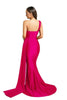 Portia and Scarlett PS6321 -long- Evening Dress with a Draped One-Shoulder Detail - Dress