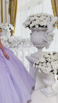 Vestido de quinceañera color lavanda Ladivine, vestido de gala para dulces 16 por 15717