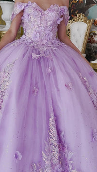 Vestido de quinceañera color lavanda Ladivine, vestido de gala para dulces 16 por 15713