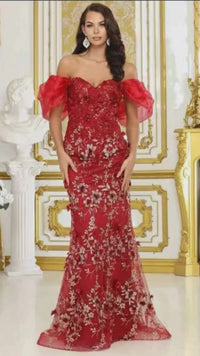 Vestidos de quinceañera color burdeos para mamá, vestidos para madre de los quinceañeros RQ8037
