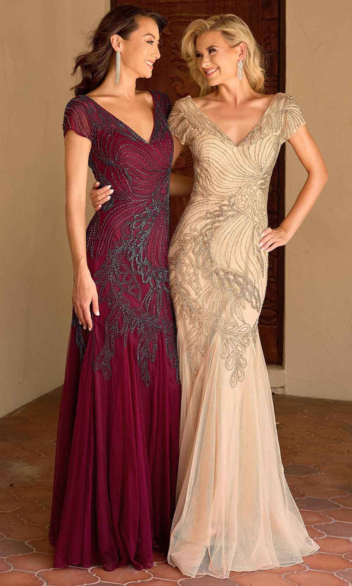 Primavera Couture Caramel Mother of the Bride Dresses