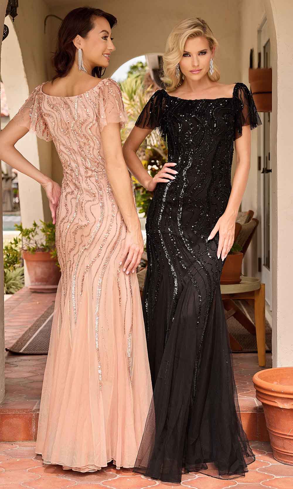 Primavera Couture Black Mother of the Bride Dresses