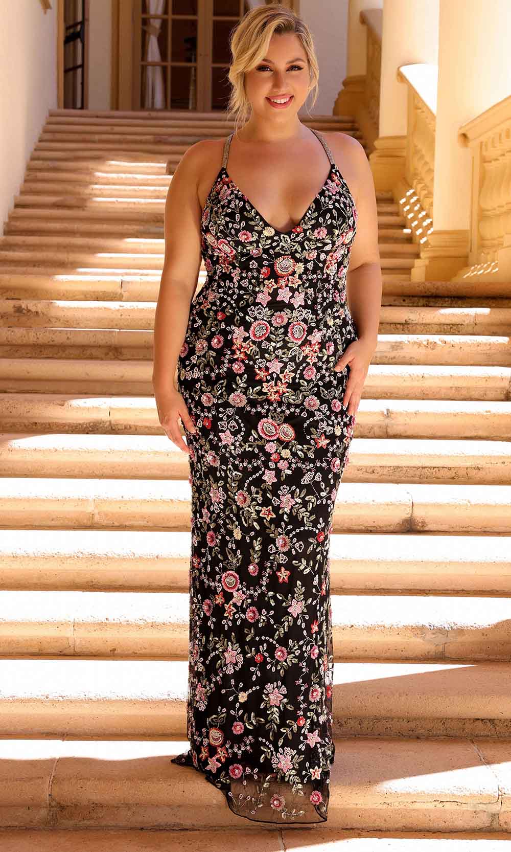 Primavera Couture Black Prom Dresses