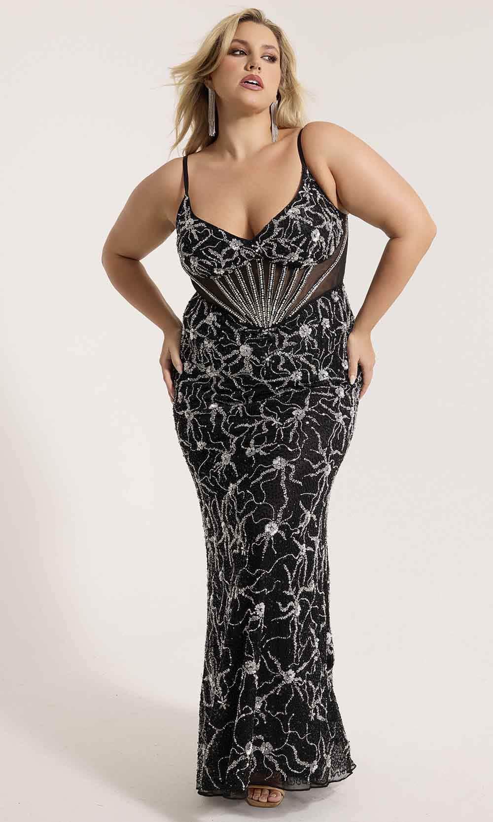 Primavera Couture Black Formal Gowns