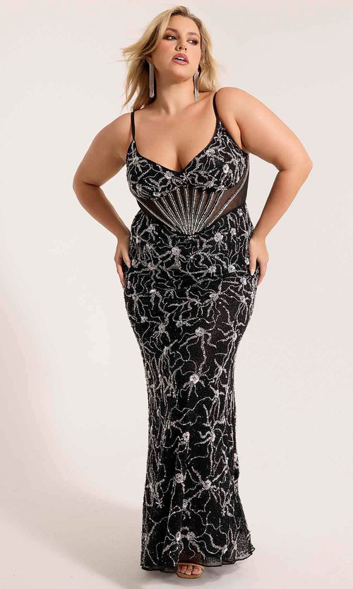Primavera Couture Black Formal Gowns