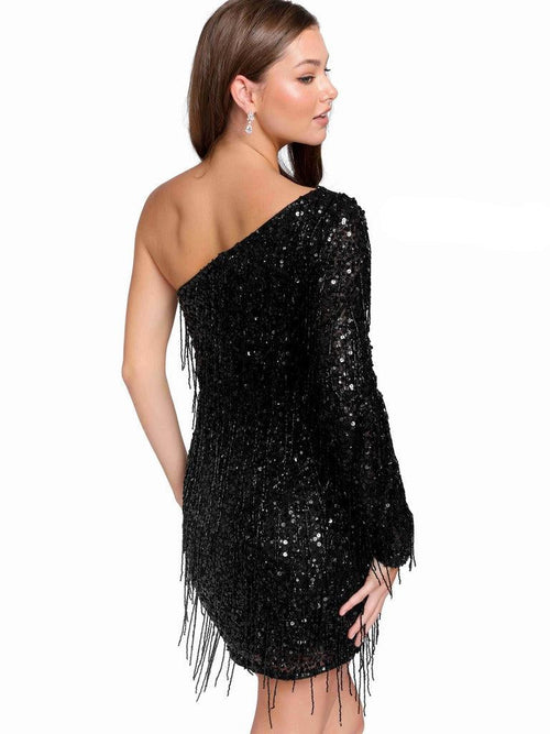 Primavera Couture 3858 Beaded Short Prom Dress