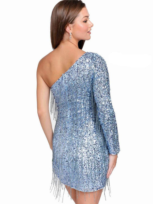 Primavera Couture 3858 Beaded Short Prom Dress