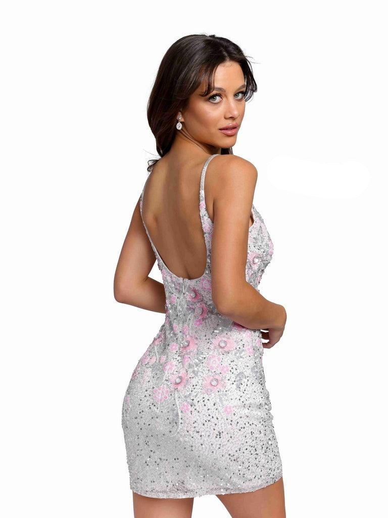 Primavera Couture 3862 Fitted Short Prom Dress
