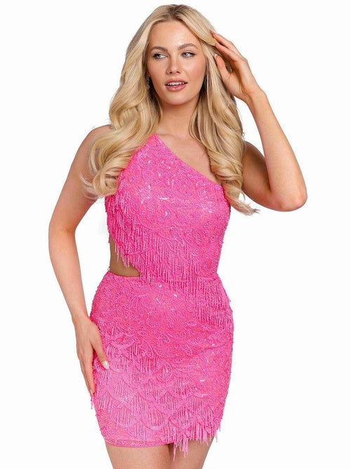 Homecoming Dresses Homecoming Short Dress Neon Pink