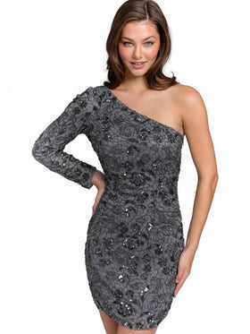 Primavera Couture 3865 Short Homecoming Dress