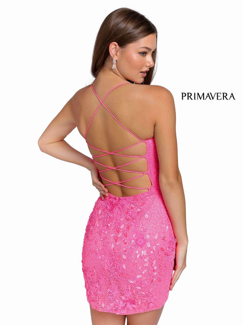 Primavera Couture 3816 Short Prom Dress