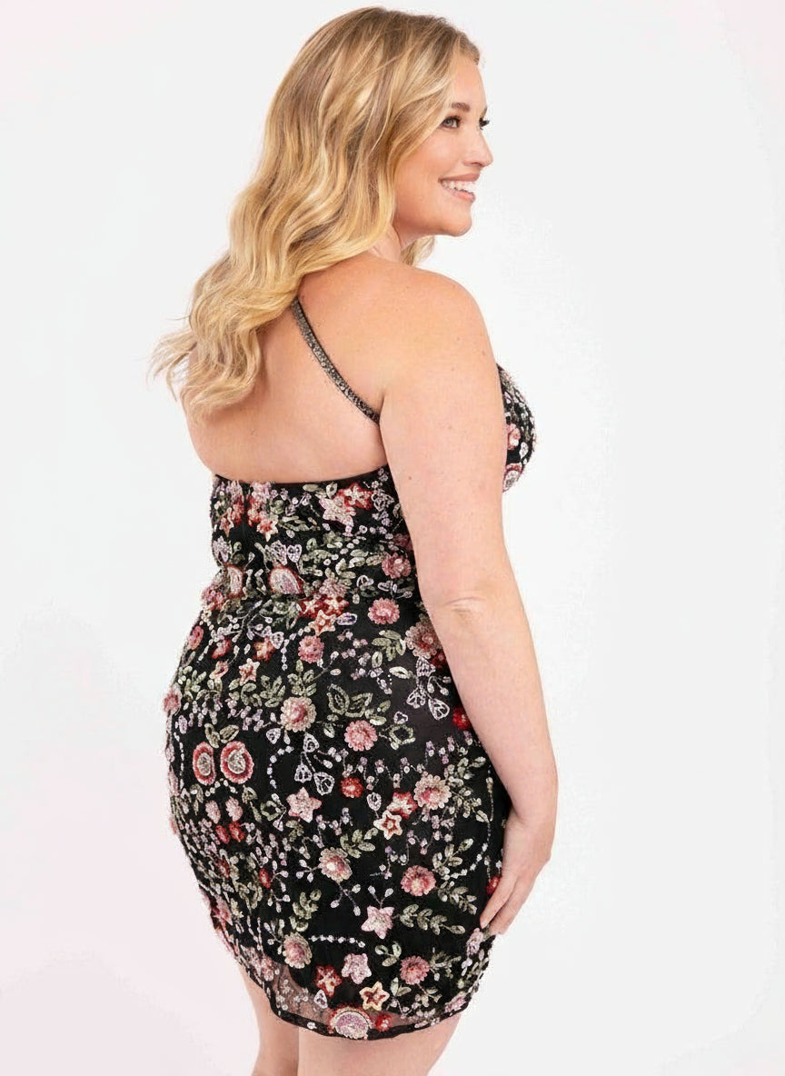Primavera Couture 3881 Short Plus Size Dress