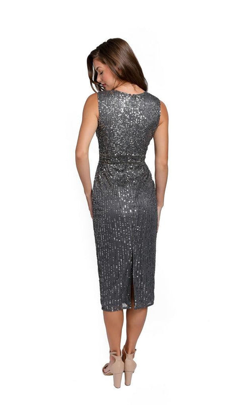 Primavera Couture 11076 Sleeveless Tea-Length Dress