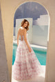 Print Strapless A-line Gown by Juliet JT2507A - Long Formal Dresses