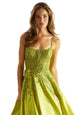 Madeline Gardner New York 49026 Beaded Long Formal A Line Chic Prom Dress