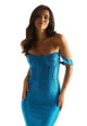 Madeline Gardner New York 49031 Long Formal Mermaid Fit Beaded Prom Dress