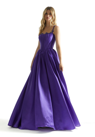 Prom Dresses Ball Gown Long Corset Prom Dress Fuchsia