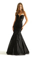 Prom Dresses Long Mermaid Formal Corset Prom Dress Black