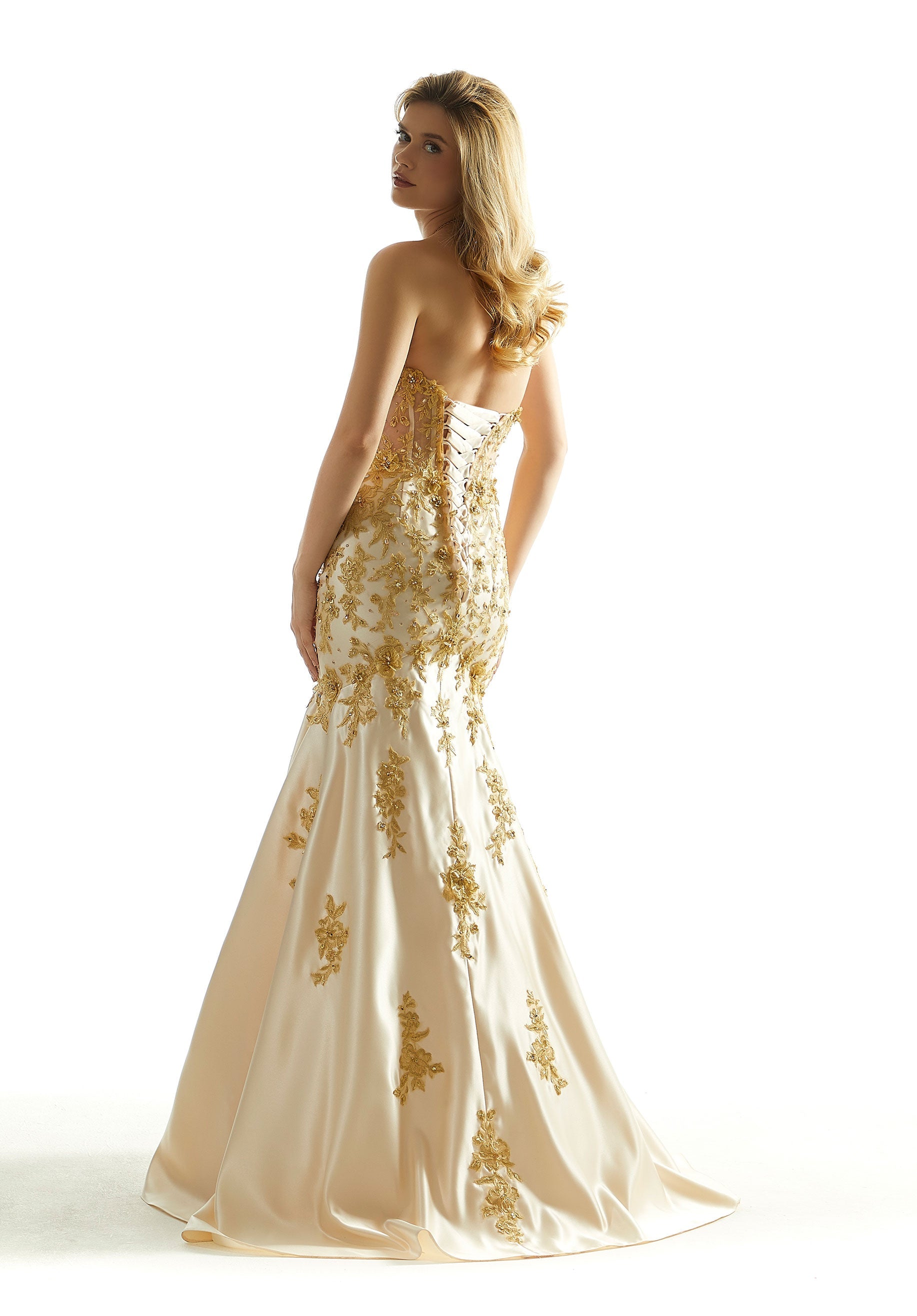 Madeline Gardner New York 49060 Mermaid Corset Formal Prom Dress