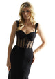 Madeline Gardner New York 49061 Prom Fitted Long Corset Lace Formal Dress