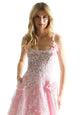 Madeline Gardner New York 49072 Sequin Long Ball Gown Floral Prom Dress
