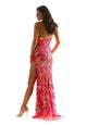 Madeline Gardner New York 49087 Long Floral Sequin Prom Dress
