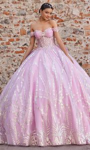 Pink And Purple Quinceanera Dresses