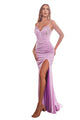 Prom Dress 2025 Sexy Embellished Fitted Corset Long Gown - LAVENDER / 4 - Dress