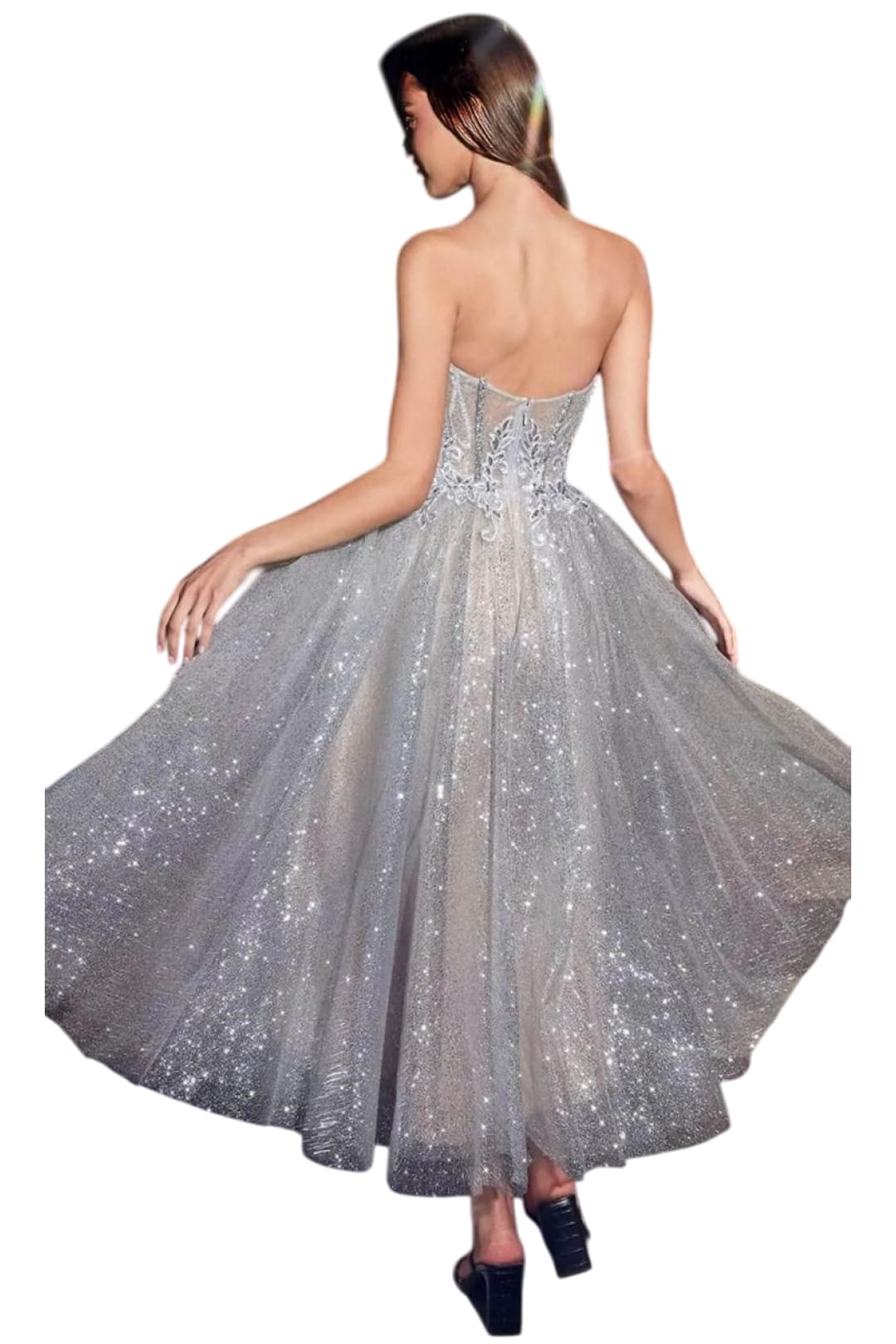 Prom Dress 2025 Strapless A-Line Elegant Evening Gown - Prom