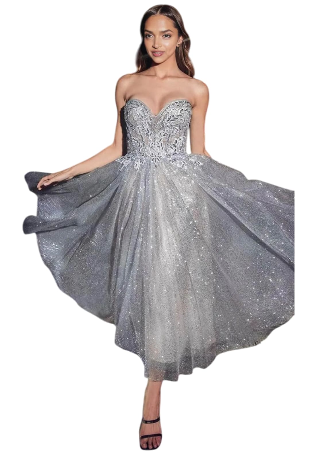Prom Dress 2025 Strapless A-Line Elegant Evening Gown - Prom