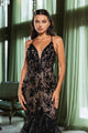 Prom Dress Plunging V-Neck Beaded Formal Gown By Royal Queen RQ8148 - Dress