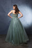 Prom Dress Sleeveless Plunging Neck Gala Gown By May Queen MQ2135 - Dress