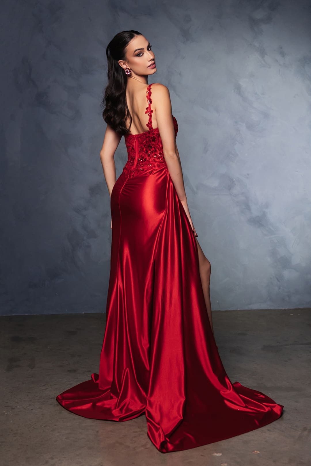 Prom Dress Square Neck Sleeveless Gala Gown By May Queen MQ2145 - Dress