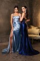Prom Dress Square Neck Sleeveless Gala Gown By May Queen MQ2145 - Dress