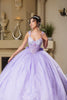 Prom Dress V-Neck Pleated Masquerade Ball Gown By Layla K LK269 - Dress