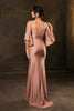 Prom Dress V-Neck Sheath Gala Gown By May Queen MQ2163 - Dress