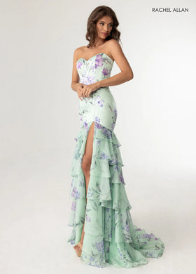 Rachel Allan 70995 Floral Mermaid Prom Dress 2026
