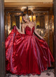 Rachel Allan 70812 Organza Strapless A-line Gown